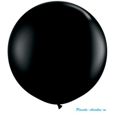 Большой шар с гелием "Черный"