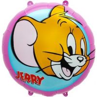 Шар фольгированный, круг, с гелием "Мышонок Джери"