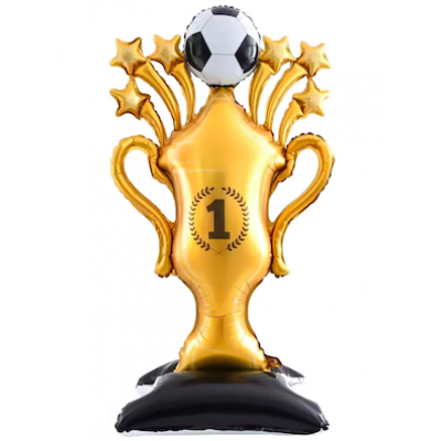 Напольная фольгированная фигура "Кубок чемпиона, футбол"