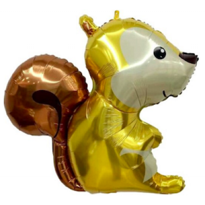 Шар с гелием, фольгированная фигура "Лесная белка"