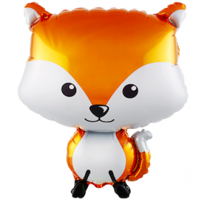 Шар с гелием, фольгированная фигура "Лесная лиса"