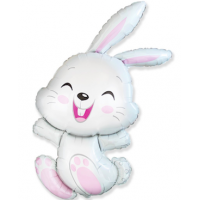 Шар с гелием, фольгированная фигура "Милый зайка"