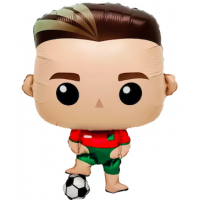 Шар с гелием, фольгированная фигура "Футболист"