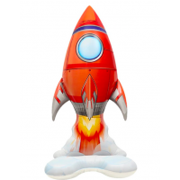 Ходячий шар "Ракета красная"