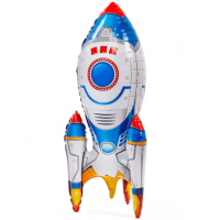 Ходячий шар "Ракета синяя"