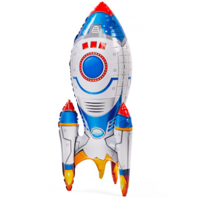 Ходячий шар "Ракета синяя"