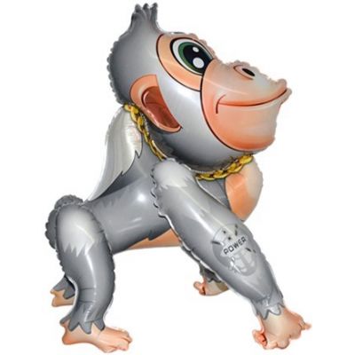 Ходячий шар "Горилла крутая" 50см