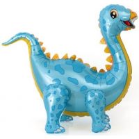 Ходячий шар "Динозавр голубой" 70 сантиметров