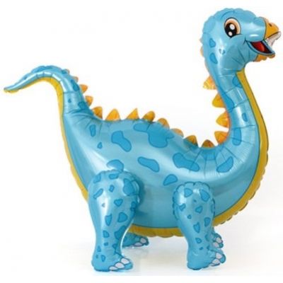 Ходячий шар "Динозавр голубой" 70 сантиметров
