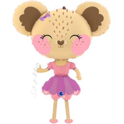 Ходячий шар "Мышка балерина"